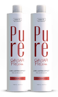 2 Unidades - Pure Caviar Protein Semi Definitiva Orgânica-1000ml