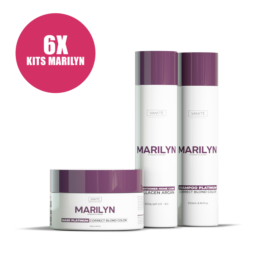 6 Kit Home Care Marilyn - Make Beauty
