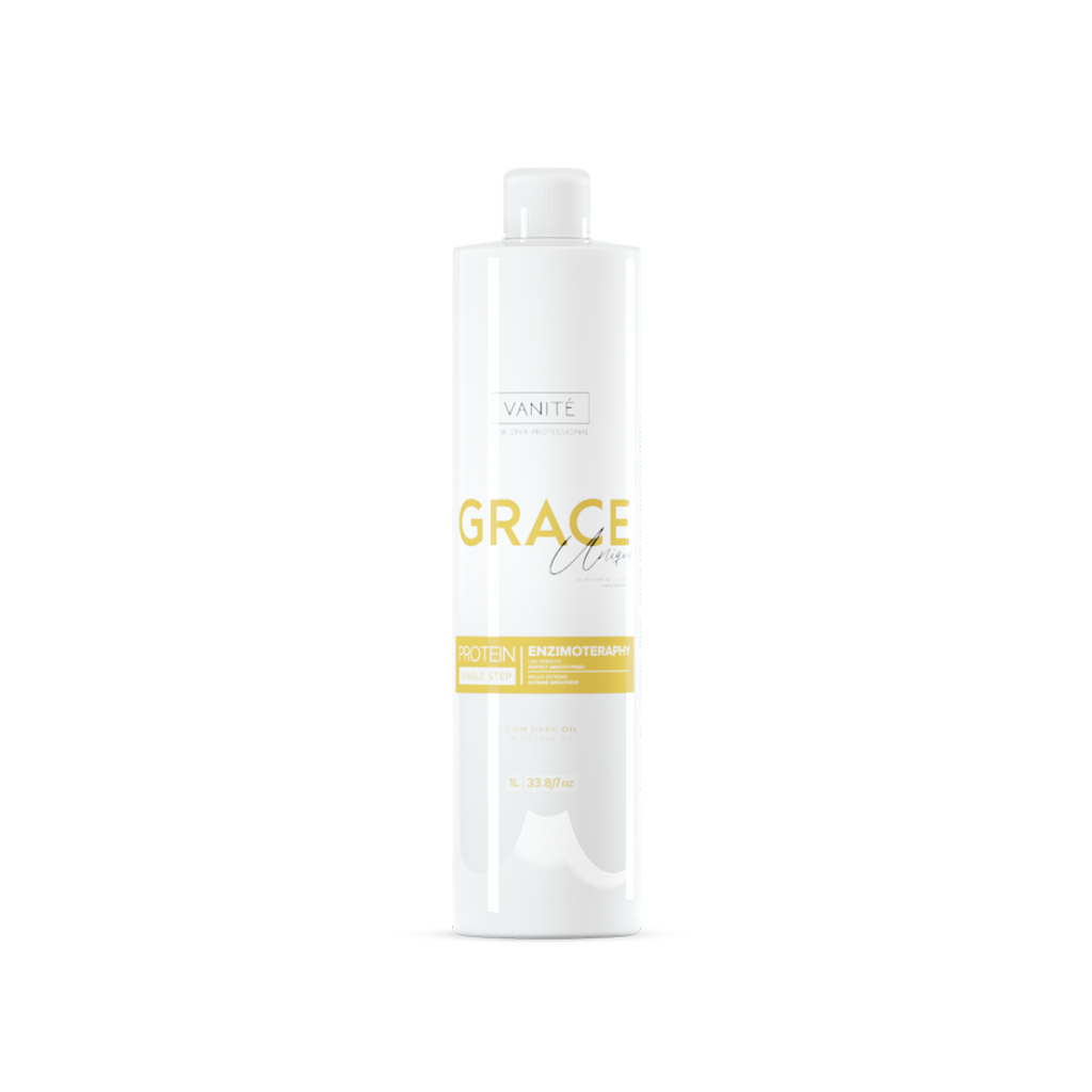 Grace Unique | Alisamento sem odor e sem ardência | Para todos os tipos de cabelo | 1000ml