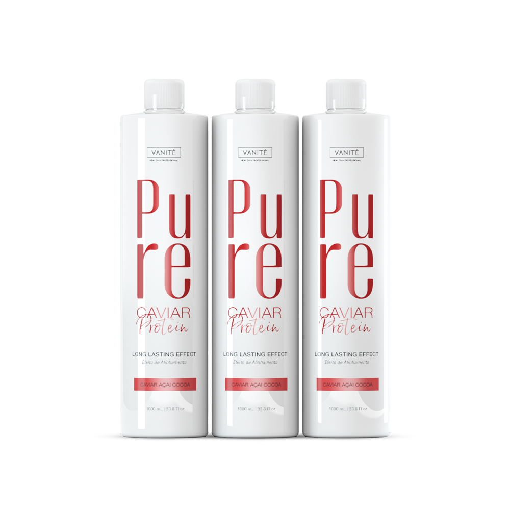 3 Unidades - Pure Caviar Protein - Semi Definitiva Organica-1000ml