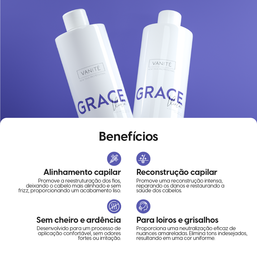 Grace Violet - Semi Definitiva  1000ml - Vanite Professional