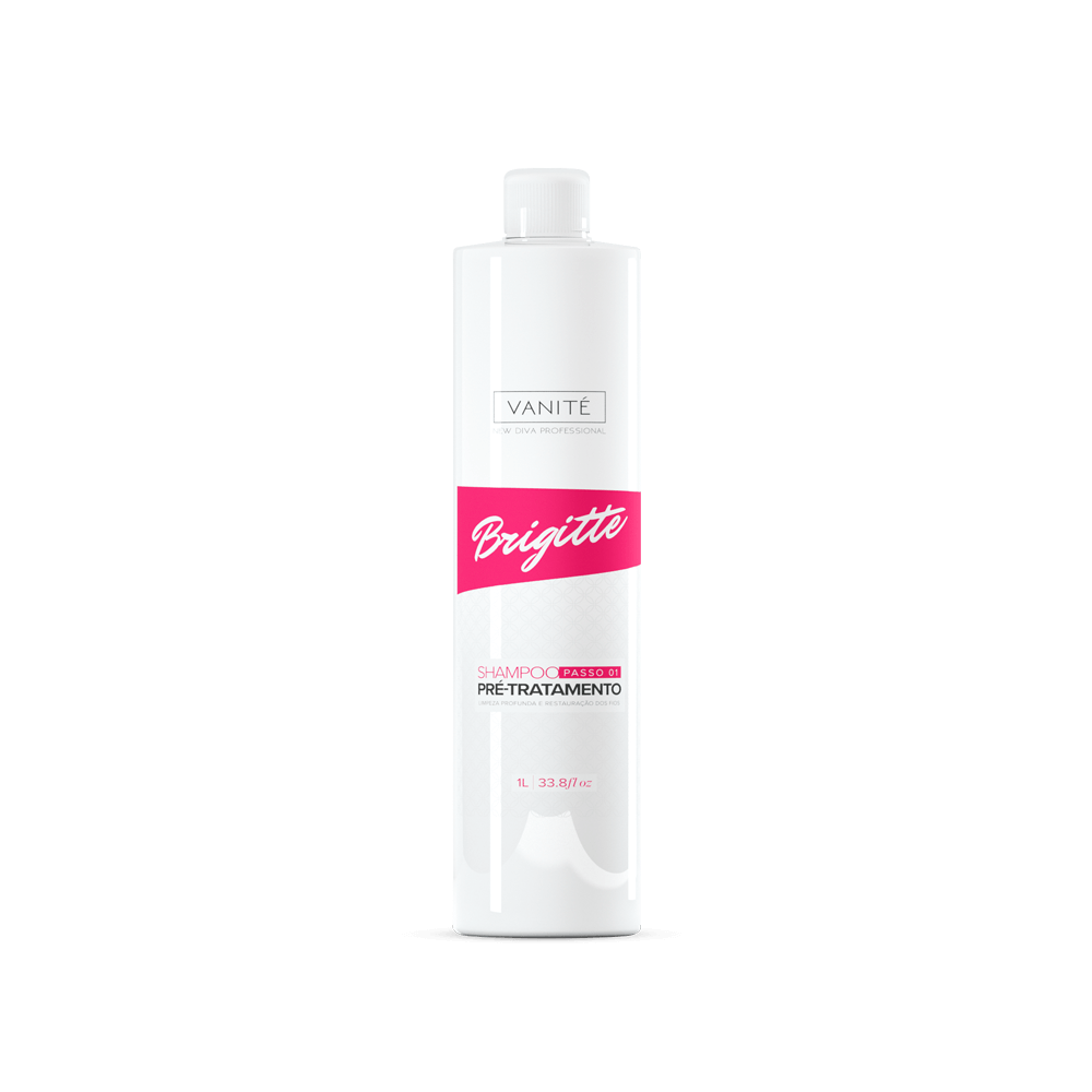 1 - Kit Escova Progressiva Brigitte | Shampoo + Ativo 1000ML